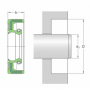 ANELLO TENUTA SKF 65X90X10 HMSA10-RG NBR