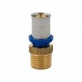 STRAIGHT MULTILAYER PRESS FITTING MALE 1/2 "X20