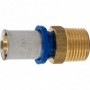 STRAIGHT MULTILAYER PRESS FITTING MALE 1/2 "X20