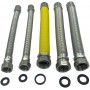 KIT FLESSIBILI CALDAIA 1/2MF GAS 220X420 + 2 ACQ1/2MF+2ACQ3/4MF