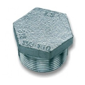 Bouchon hexagonal mâle G1/4 BSP en acier inoxydable 316