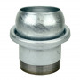 GALVANIZED SPHERICAL MALE FITTING D120 + SOCKET 5''